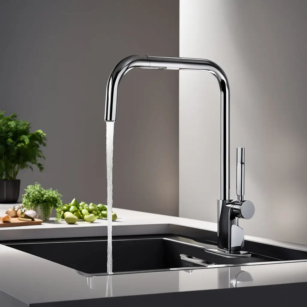 High-tech kitchen faucet 10