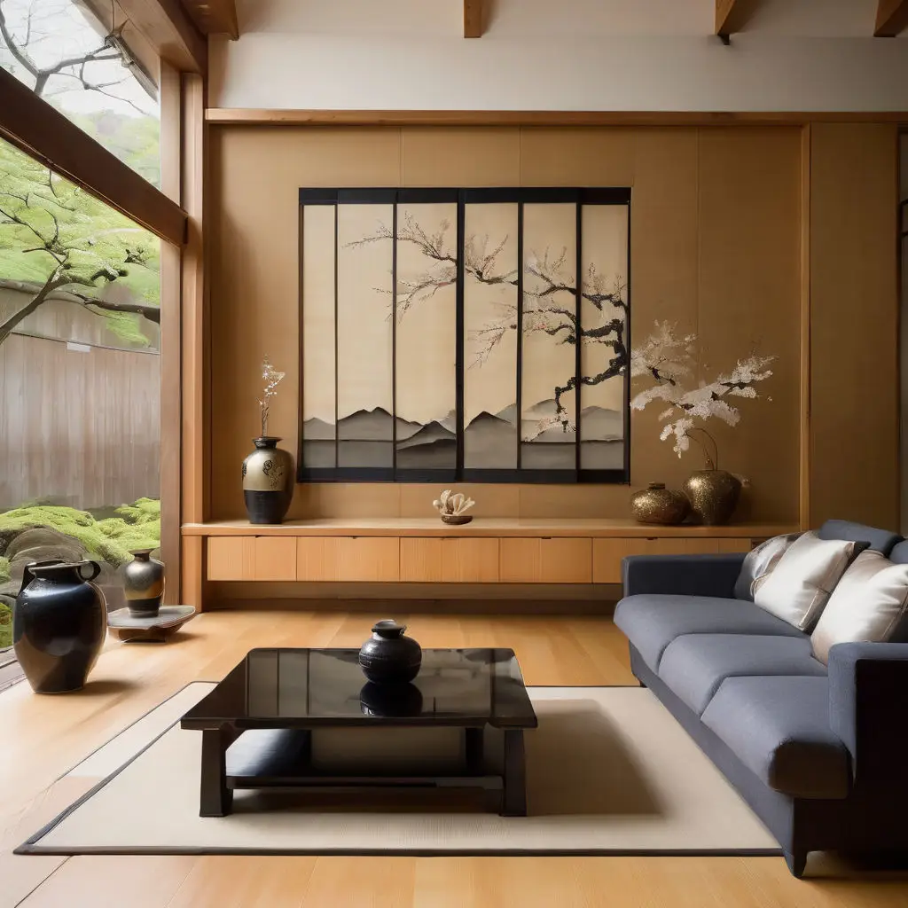 Japandi decor with simplicity in design 9.0