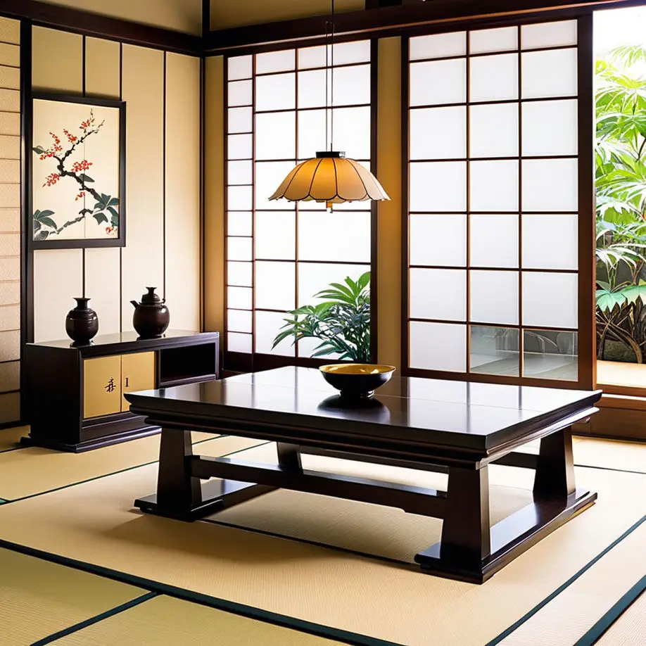 Japandi room with Japanese sliding doors 5.4