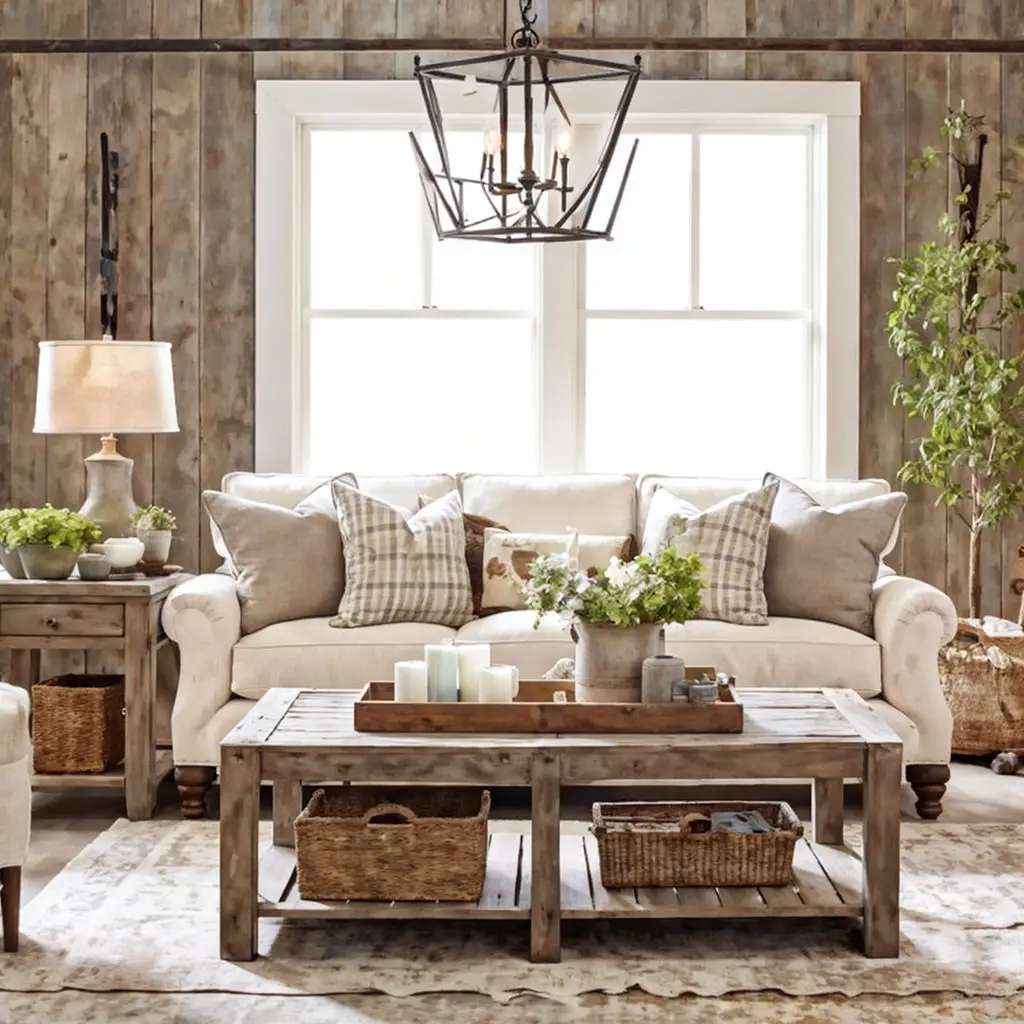 Modern Farmhouse Living Room 9