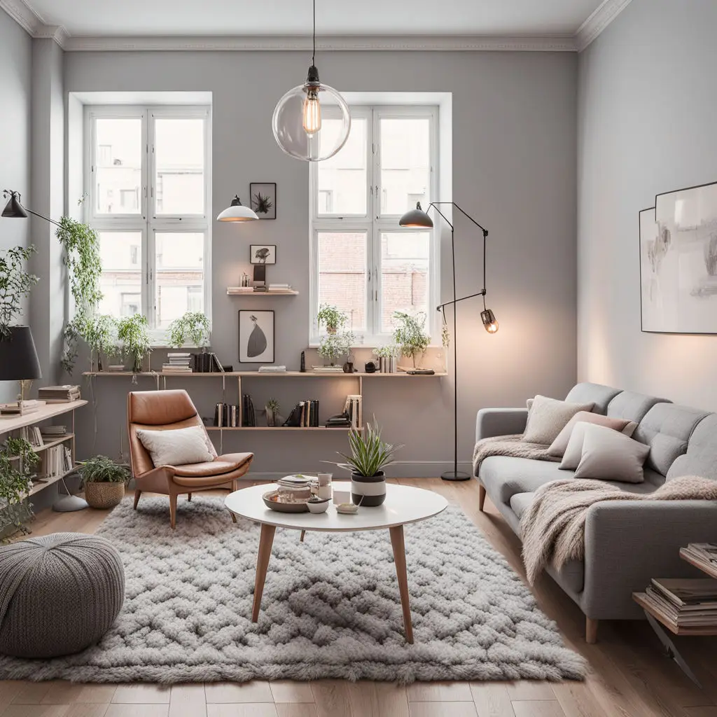 Scandinavian Simplicity Living Room 7