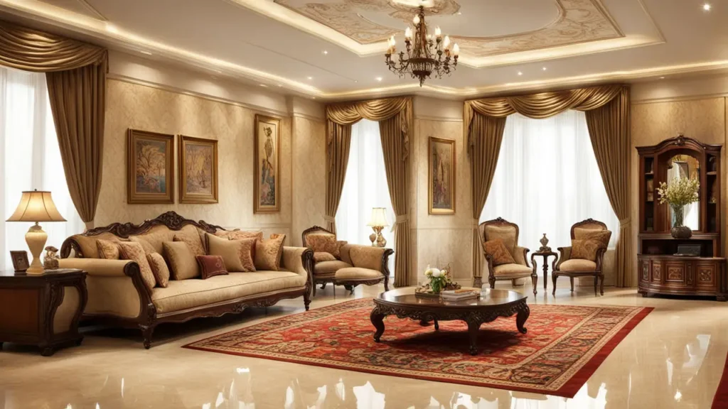 Traditional Elegance Living Room 6