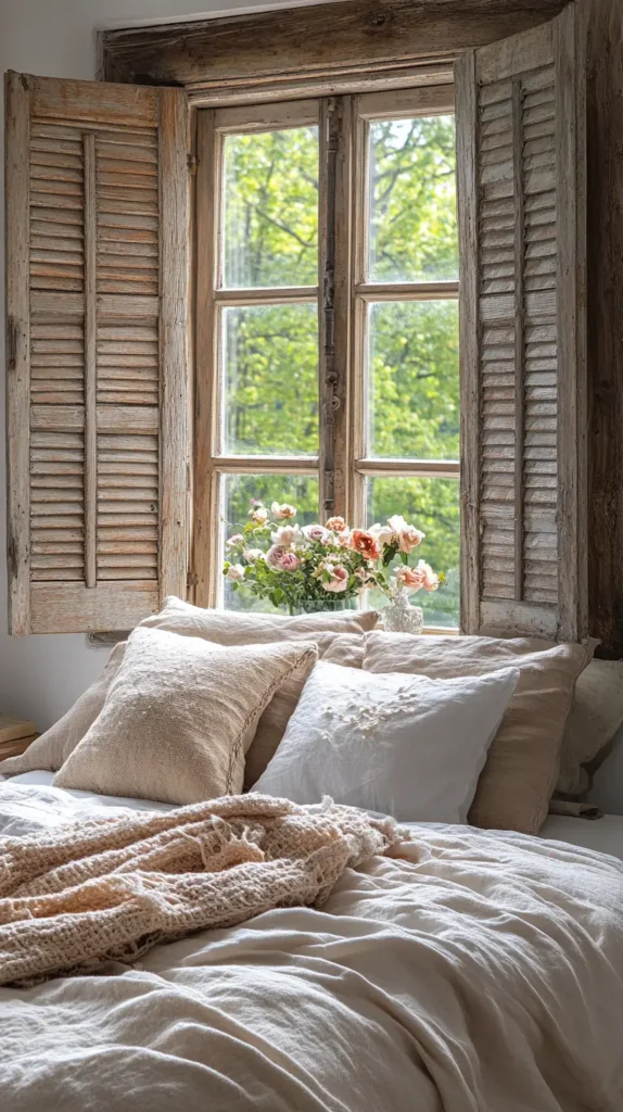 10. Vintage Window Shutters