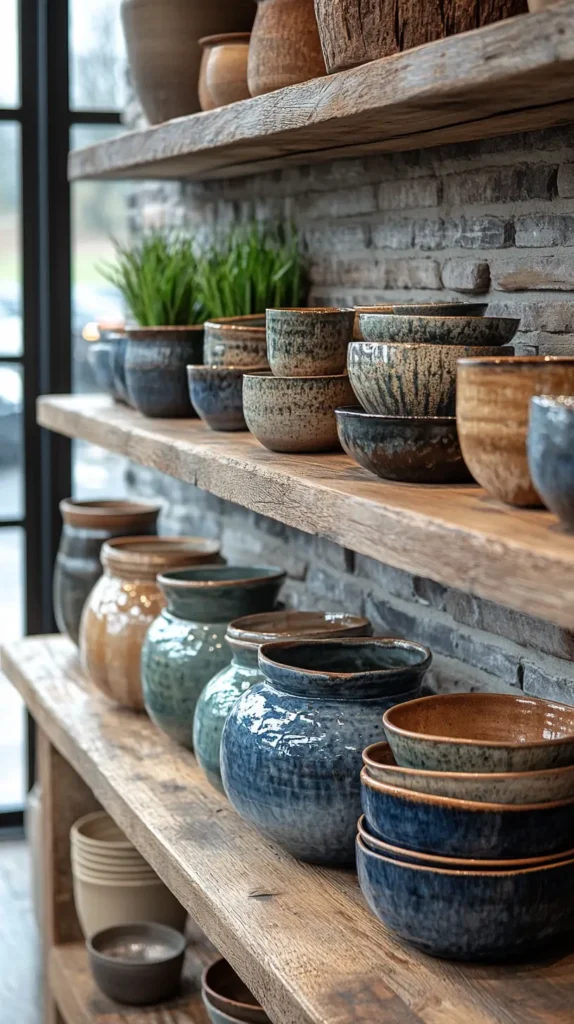 12. Handcrafted Pottery Decor