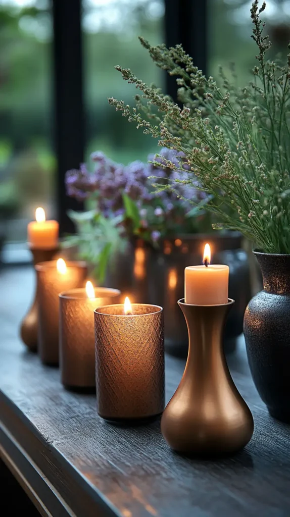 16. Geometric Candle Holders