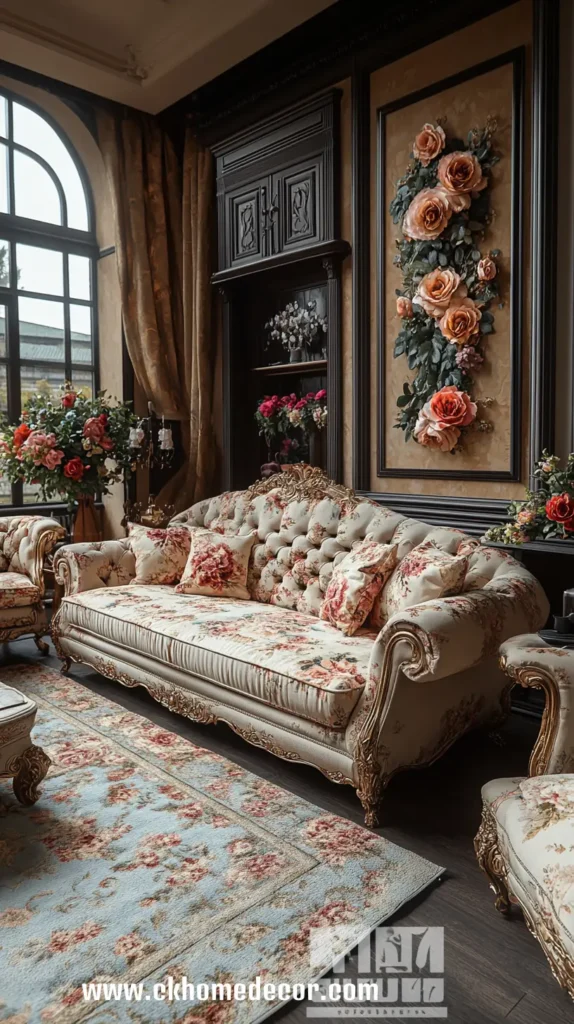 18. Flower Accented Furniture 1