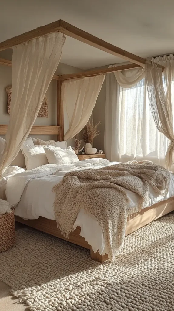 20. Faux Canopy Bed