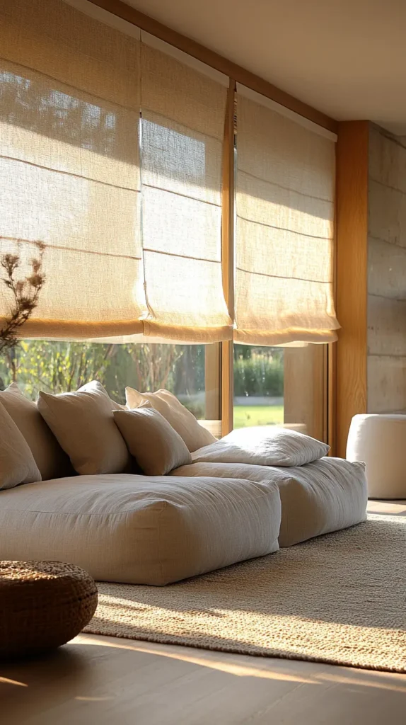 20. Minimalist Window Treatments