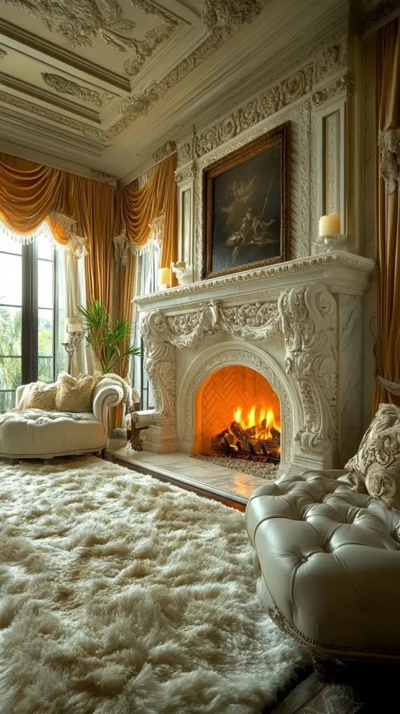 22. Luxury Marble or Stone Mantels 1