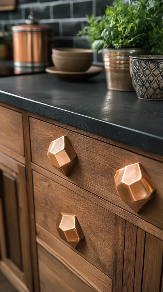 24. Hexagonal Drawer Pulls