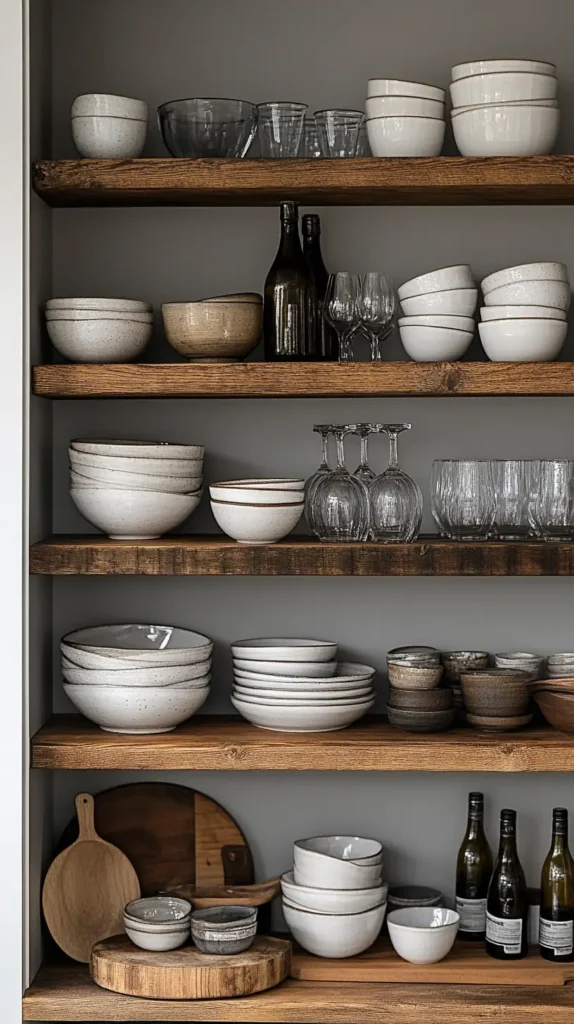 24. Open Shelving