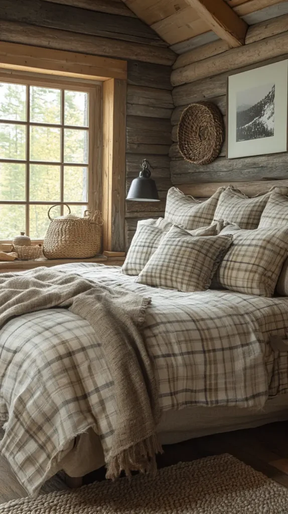 24. Rustic Cabin Style Bedding