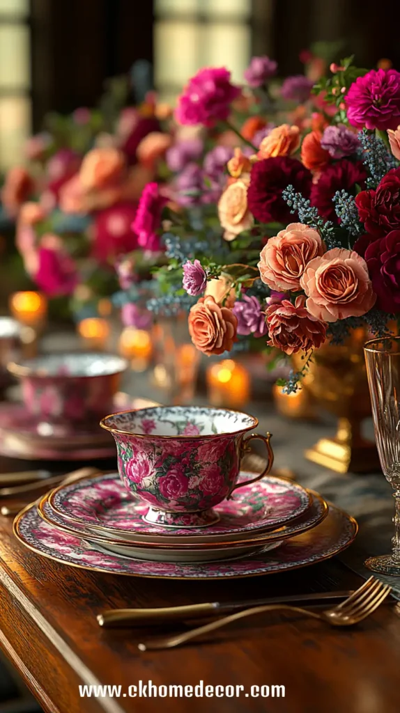 26. Floral Tableware 1