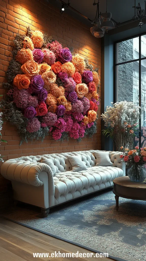 27. Floral Accent Walls 1