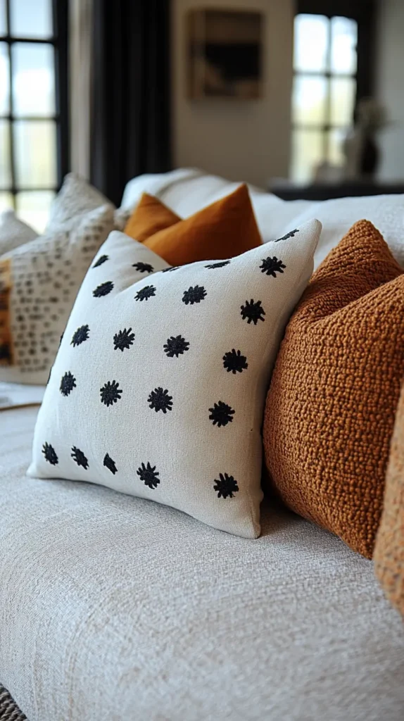 32. Geometric Throw Pillows