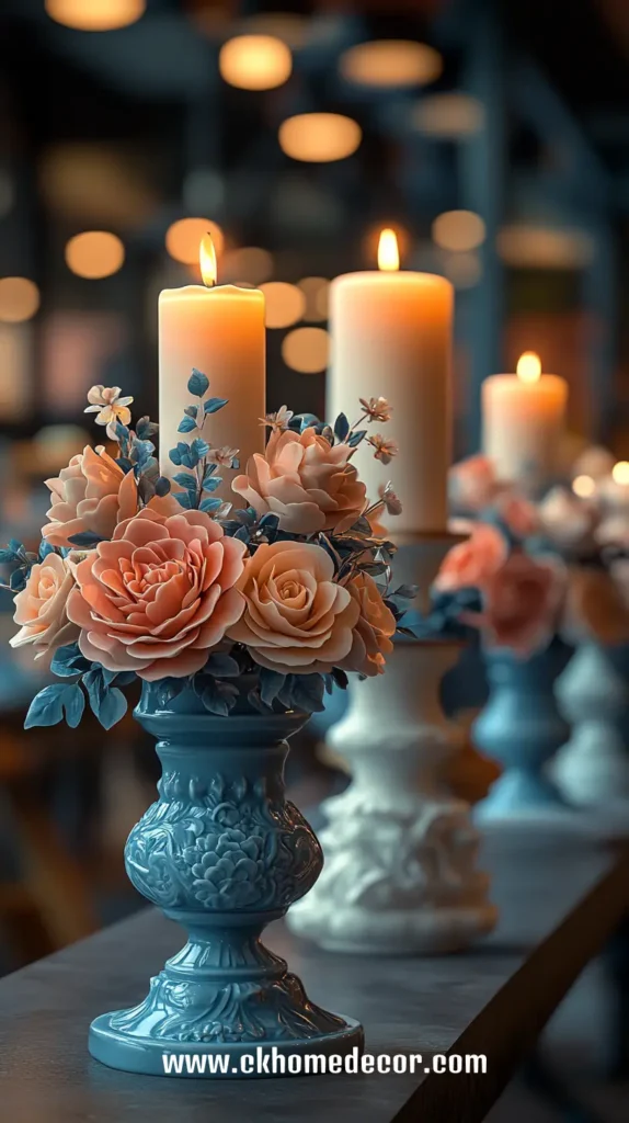 39. Floral Candlesticks 1