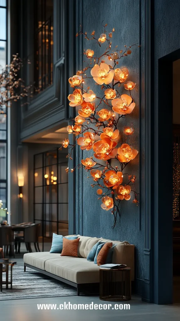 40. Flower-Inspired Wall Sconces 1